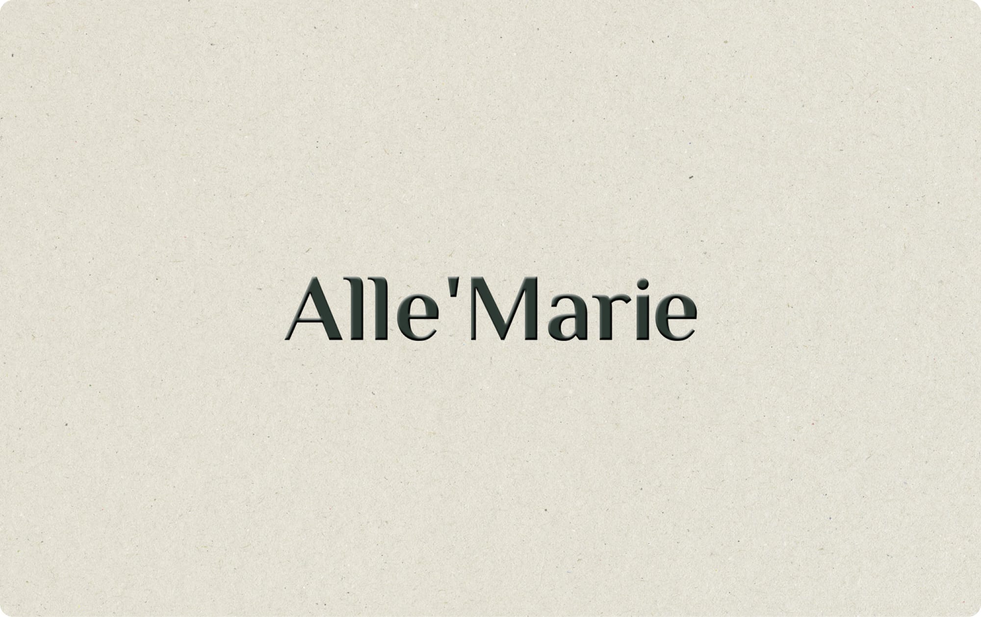 Alle ’ Marie